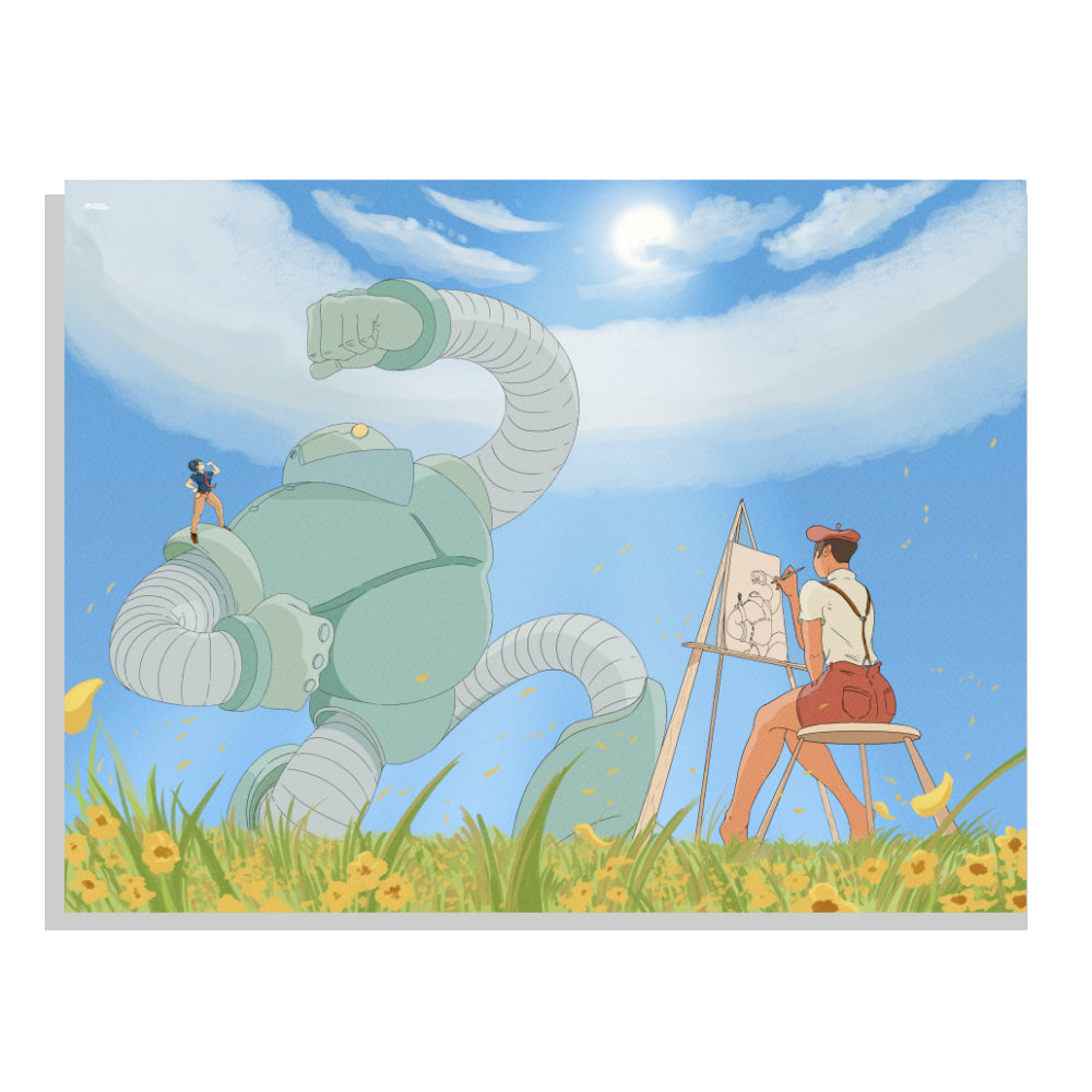 Botz in Summer Print