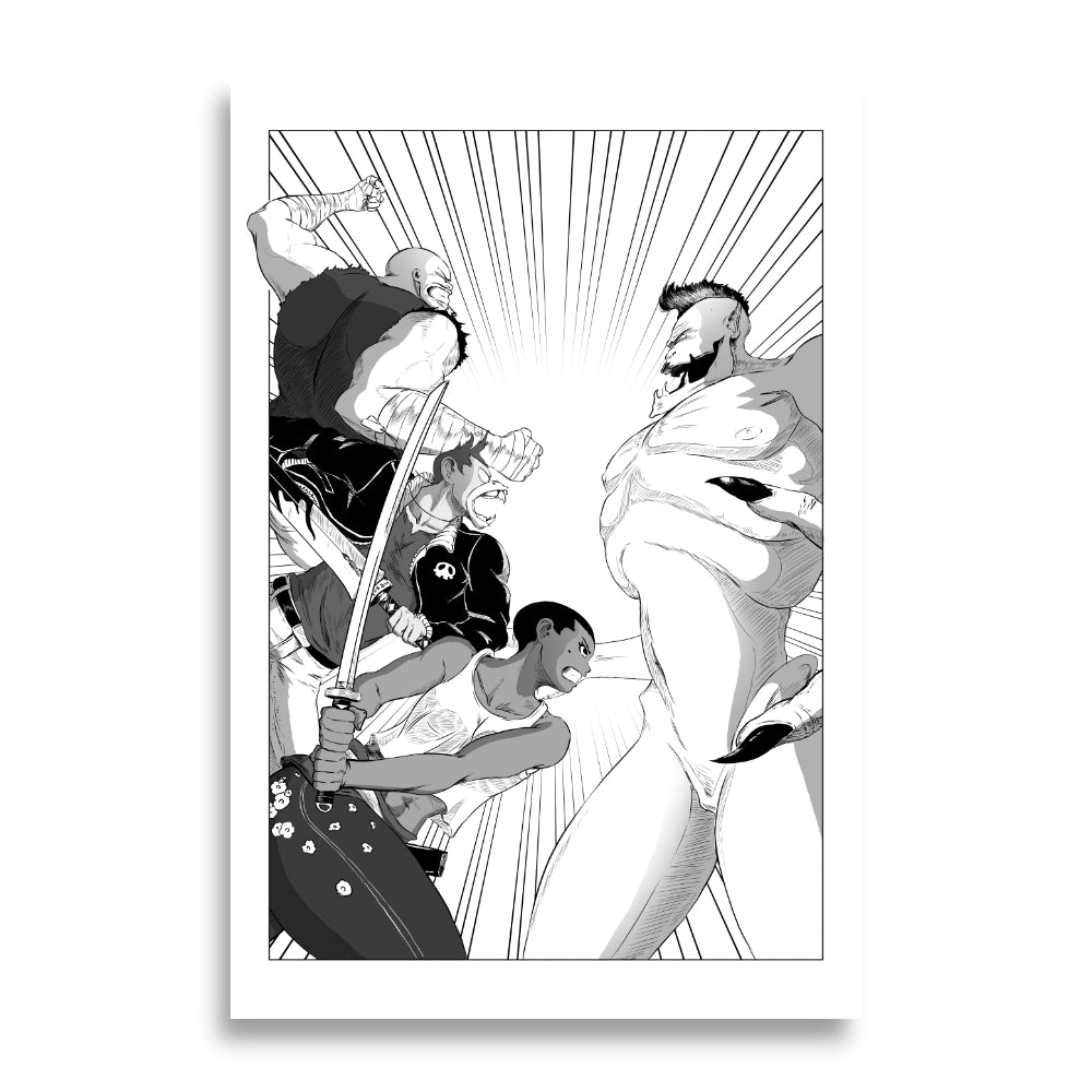 Gonzo vs Chrom Print