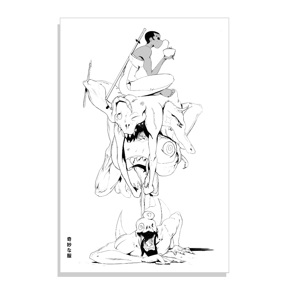Demons & Noodles Print