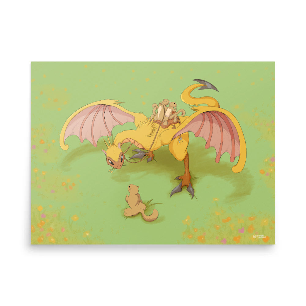 Golden Taro Print