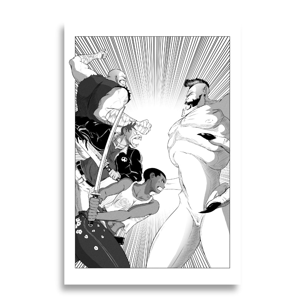 Gonzo vs Chrom Print